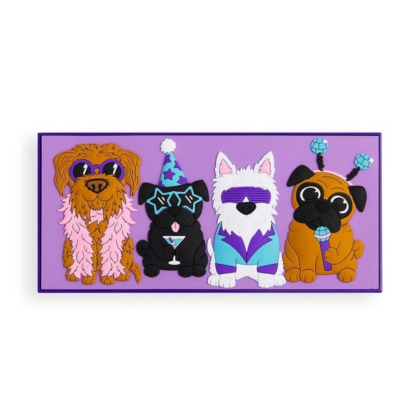 I heart ❤️ revolution Party Pooches Eyeshadow Glam palette NEW! - Picture 9 of 9